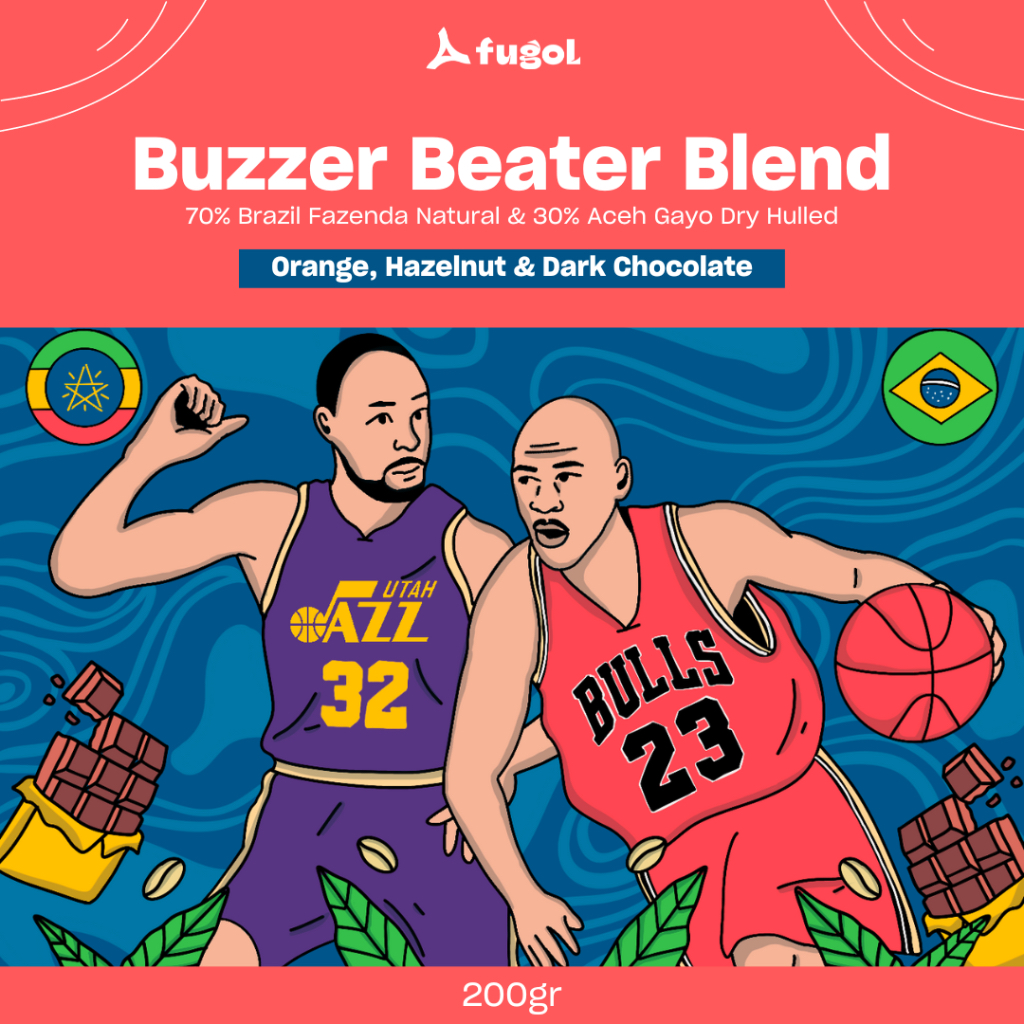

Kopi Arabica Espresso BUZZER BEATER BLEND (200gr) - Specialty Coffee - Blend For Espresso