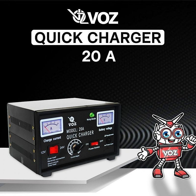 Charger Aki 20A 12V 24V
