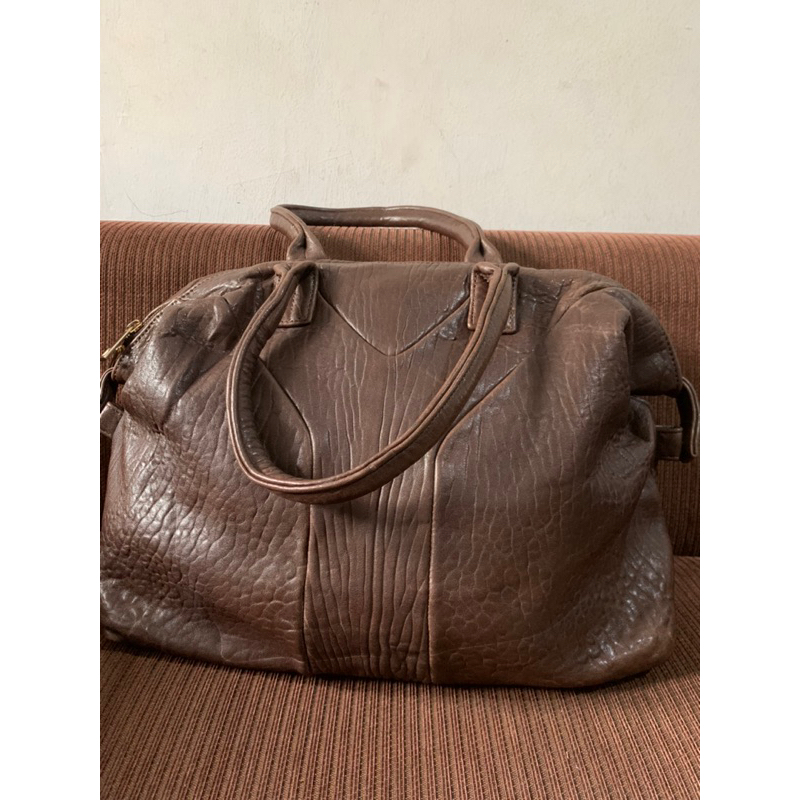 Handbag/ Tote bag kulit gajah preloved HARGA NETT