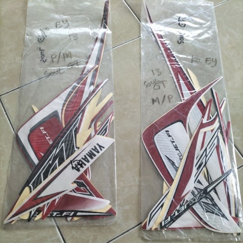 Striping motor mio GT tahun 2013