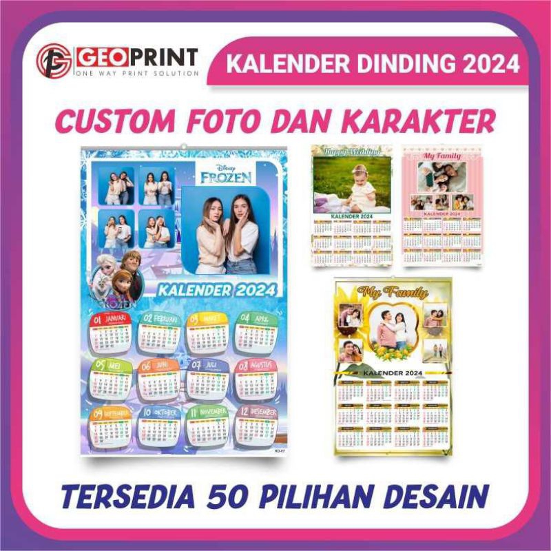

Kalender Foto 2024 (CUSTOM) - KALENDER DINDING 2024 KUALITAS TERBAIK