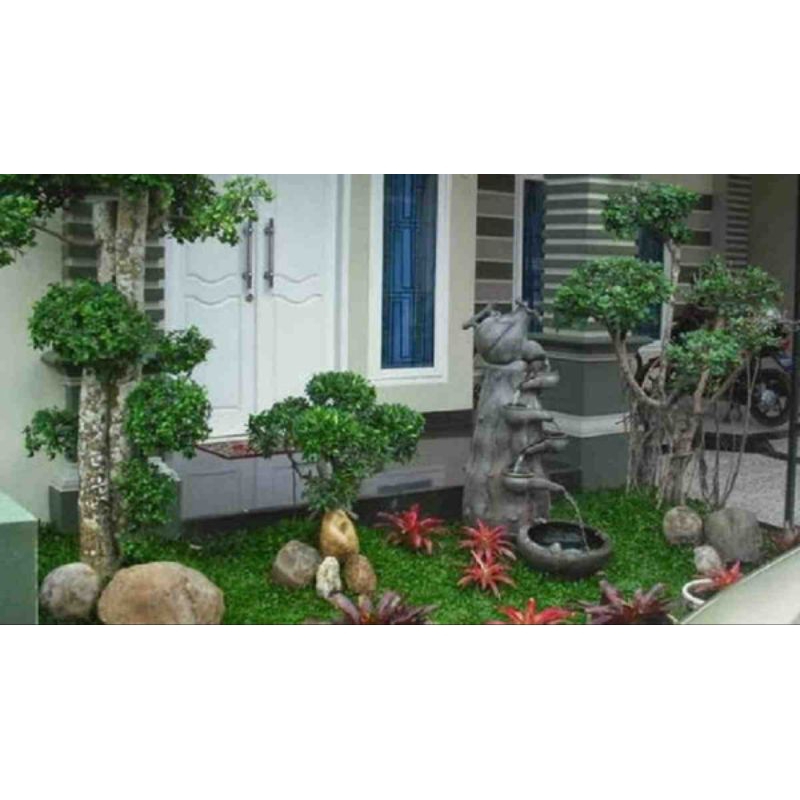 Dekorasi pasang taman minimalis air terjun