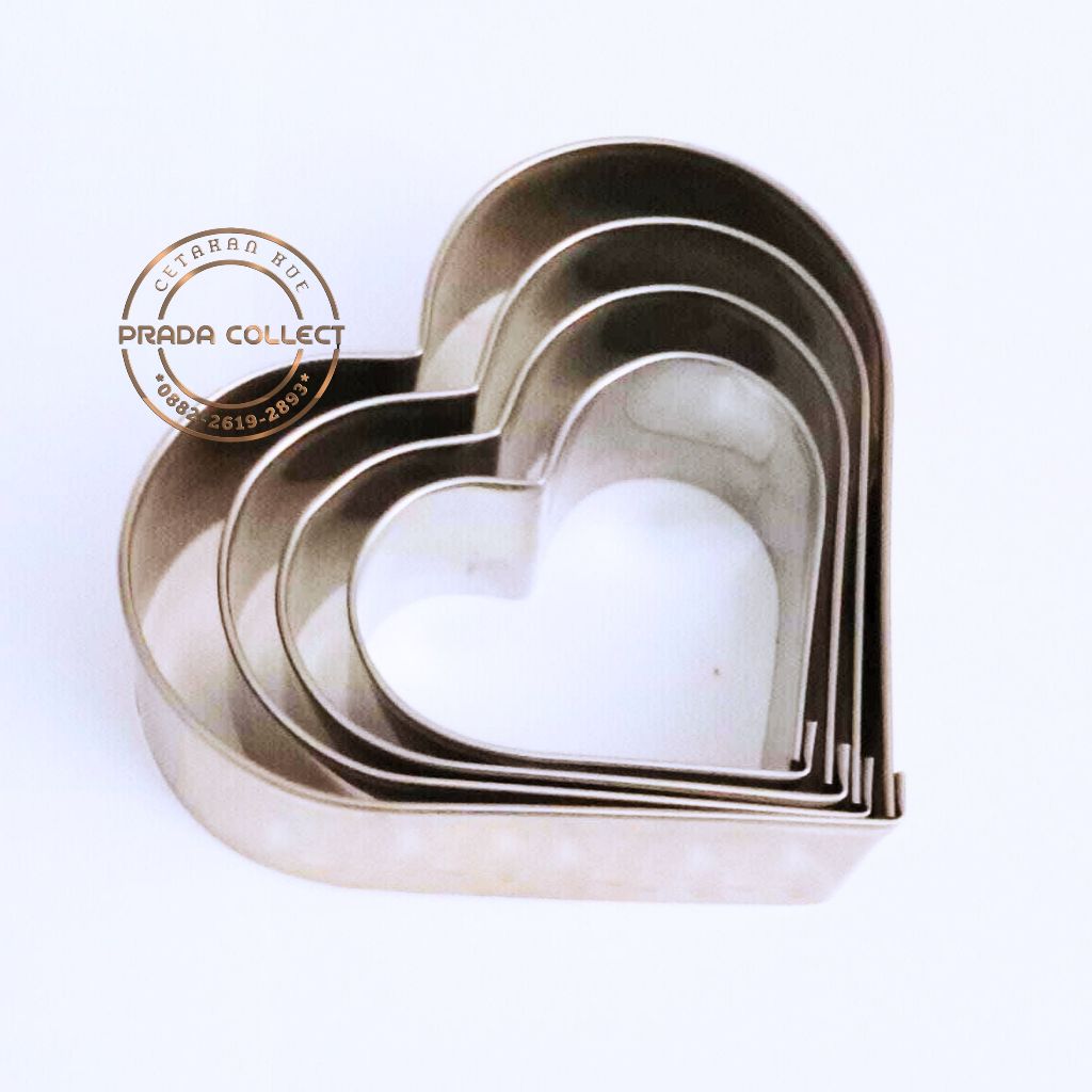 Ring Cutter Bentuk Hati / Ring Hati /  Ring Roti Hati / Ring Kue Hati / Ring Cutter Love / Ring Love