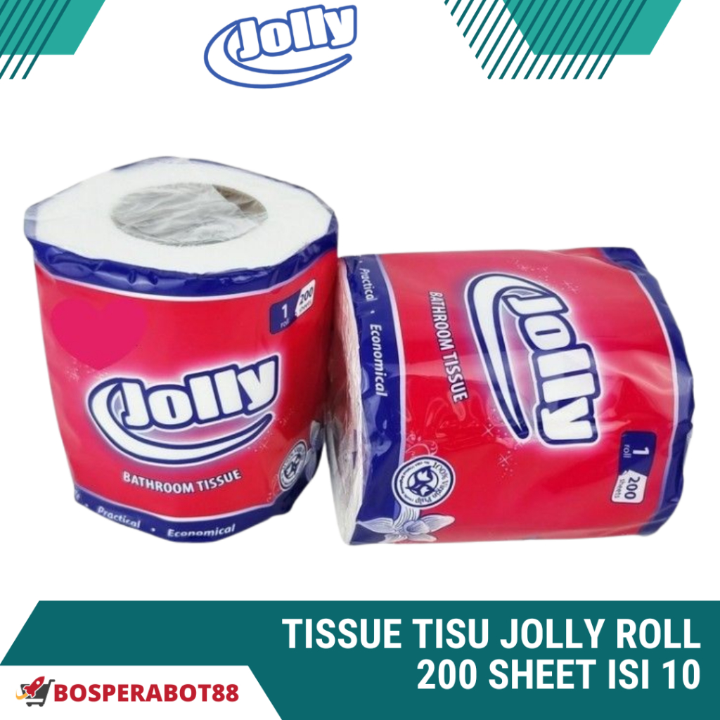 TISSUE TISU JOLLY ROLL 200 SHEET ISI 10