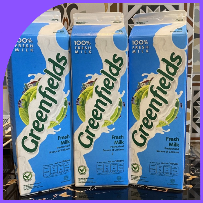 

SUSU GREENFIELDS FRESH MILK 1L / SUSU / FRESHMILK / SUSU SEGAR / GREENFIELDS