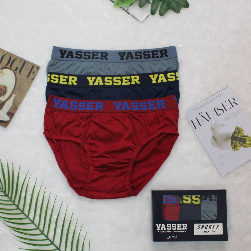 Celana dalam pria YASSER sporty maximum comfort - gentleman international underwear - HAIFA