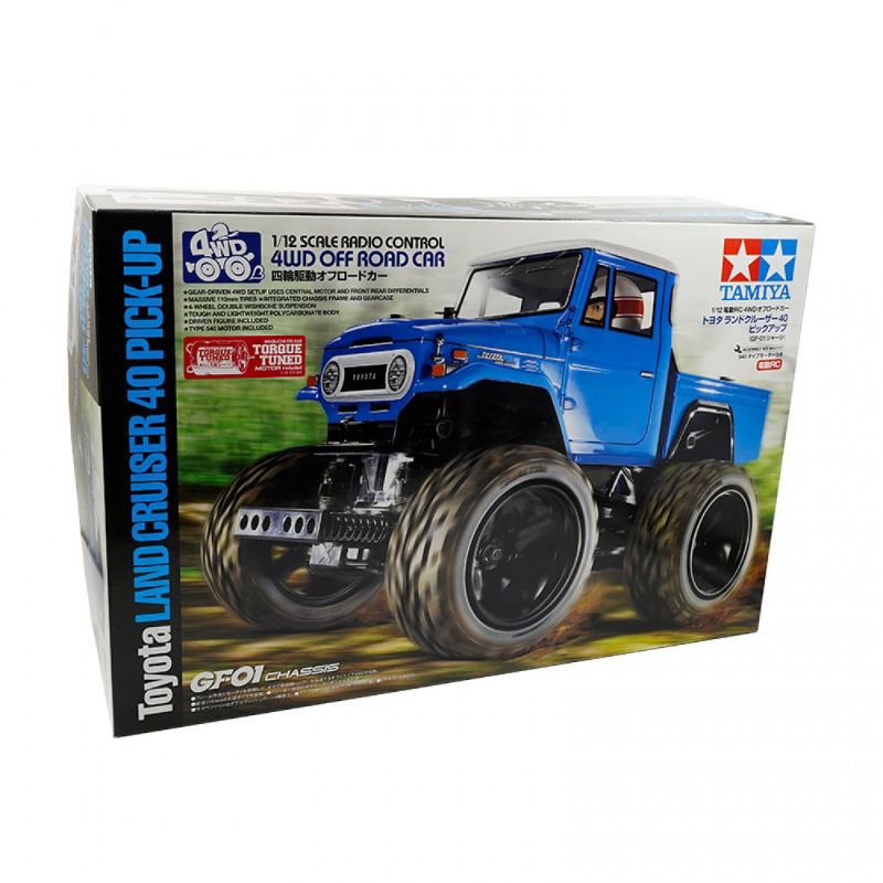 RC CAR TAMIYA 1/12 GF01 TOYOTA LAND CRUISER 40 4WD PICK UP TRUCK