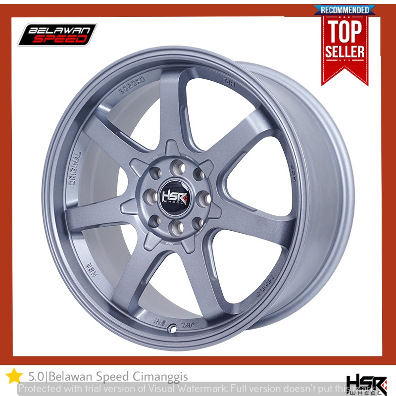 PROMOPELEK MOBIL HSR BOROKO TJH R18 RING 18 PCD 4X100/114,3 UNTUK RAIZE ROCKY CITY JAZZ YARIS ALTIS 