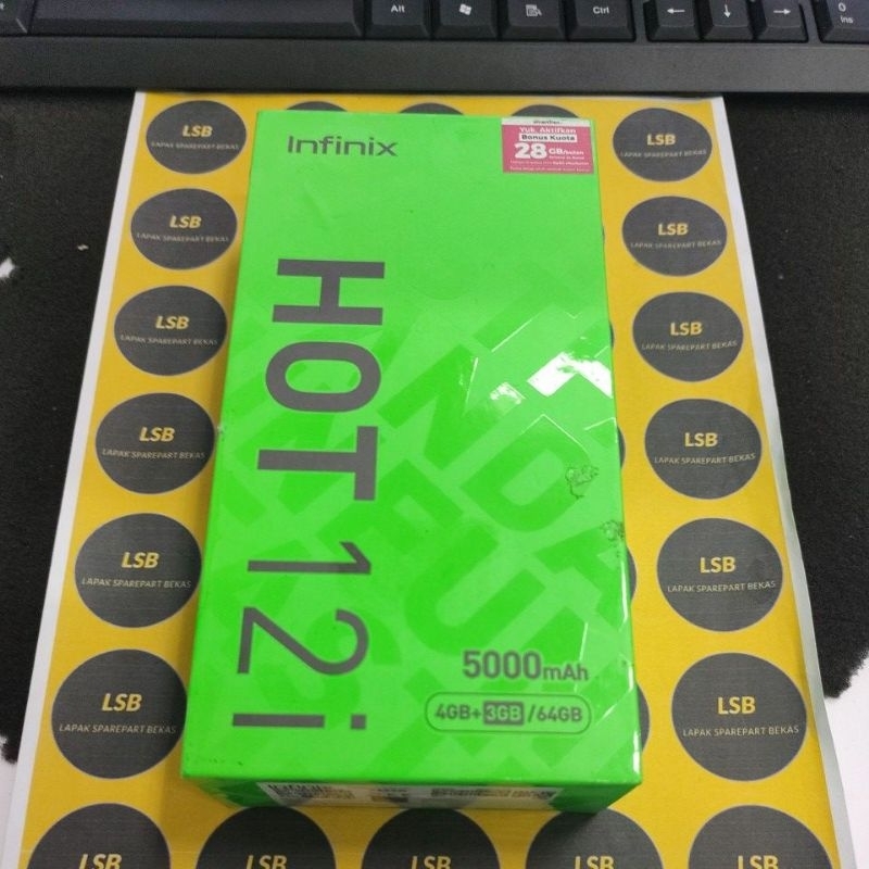 DUS BOX HANDPHONE INFINIX HOT 12I ORIGINAL BEKAS