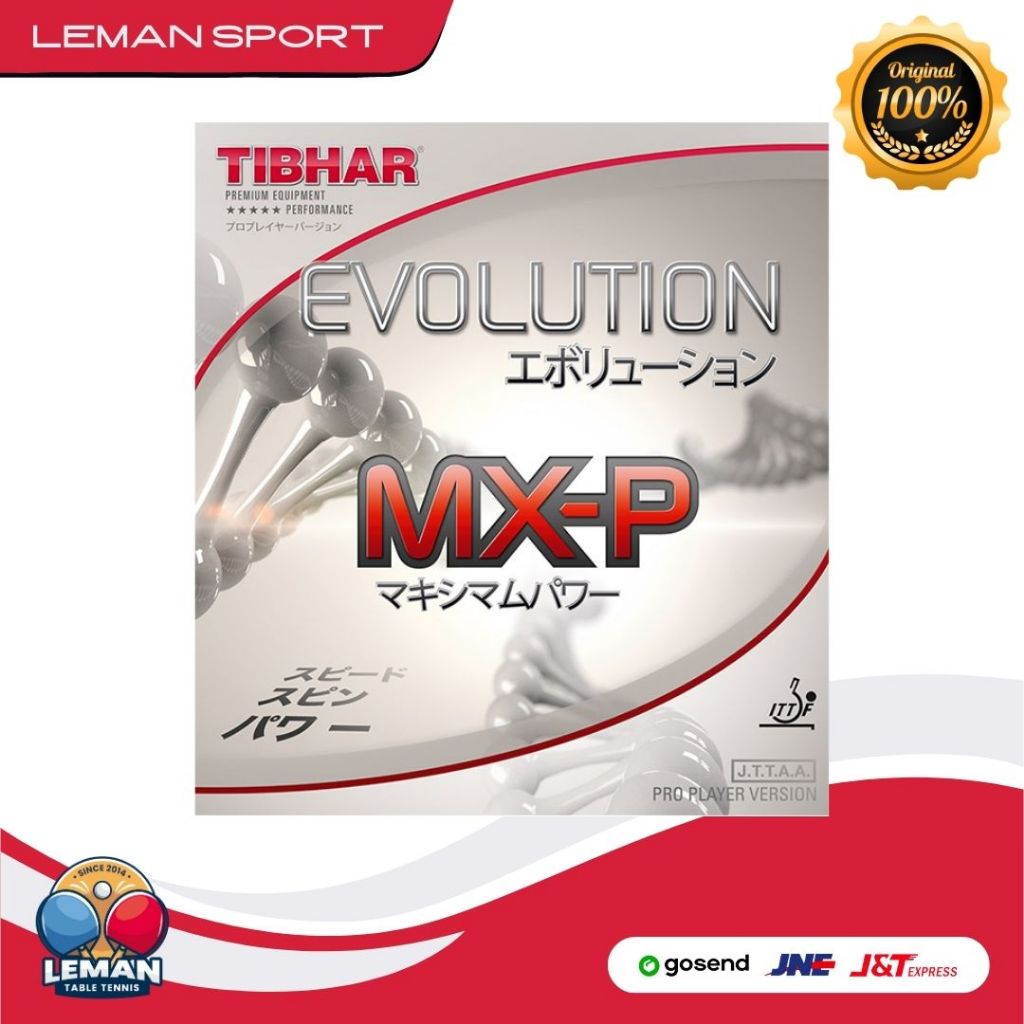 Karet Bet Pingpong Tibhar Evolution MXP Max / Karet Tenis Meja