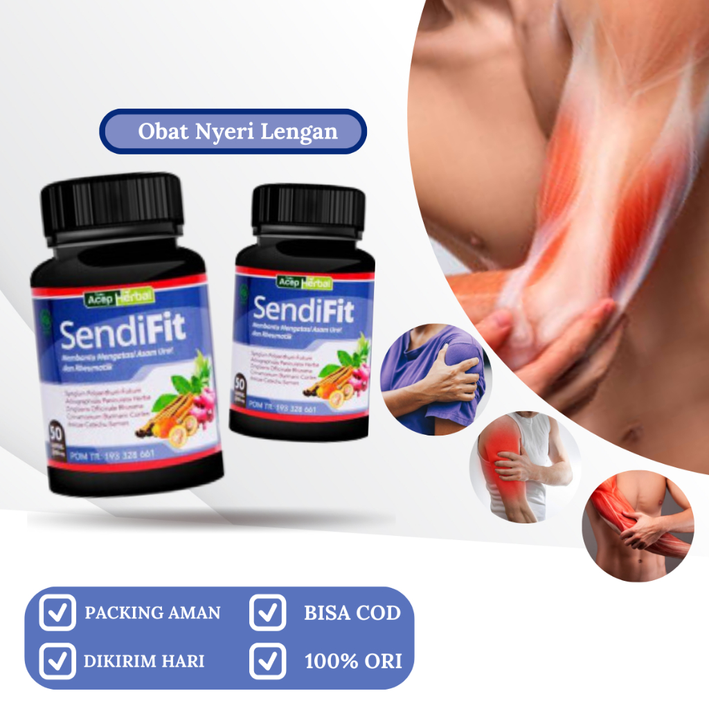 SENDIFIT 100% ORIGINAL BPOM, Obat Nyeri Lengan Atas, Obat Herbal Nyeri Otot Lengan,  Obat Nyeri Otot