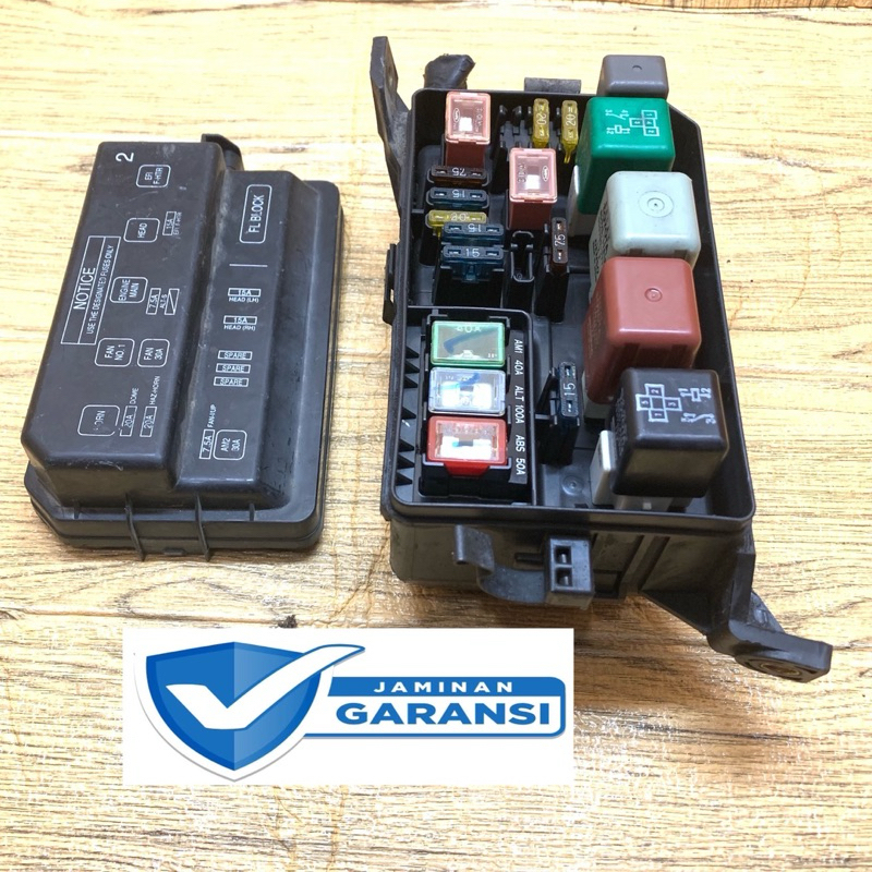 Fuse box toyota corolla great gret kotak relay sekring ae101