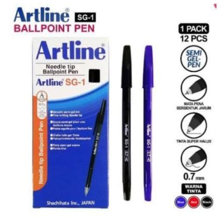 

Pulpen Artline SG-1 / Pack 12pcs Original - Biru