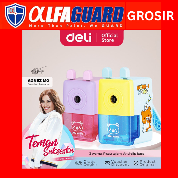 

Deli Rautan Putar Ekstra Tajam tahan lama anti slip berdiri stabil di meja E0642