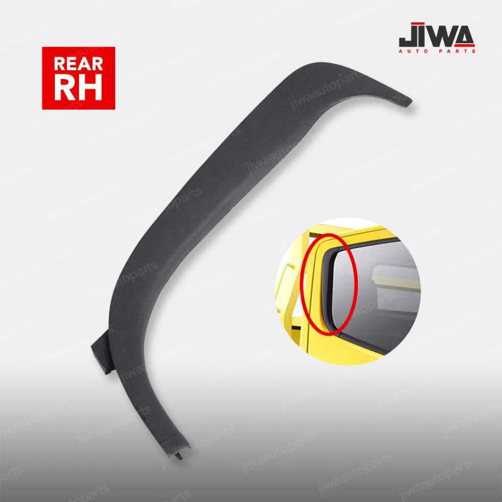 Jiwa Auto - Garnis List Lis Kaca tu Belakang Canter PS125 PS110 Aksesoris Mobil Box