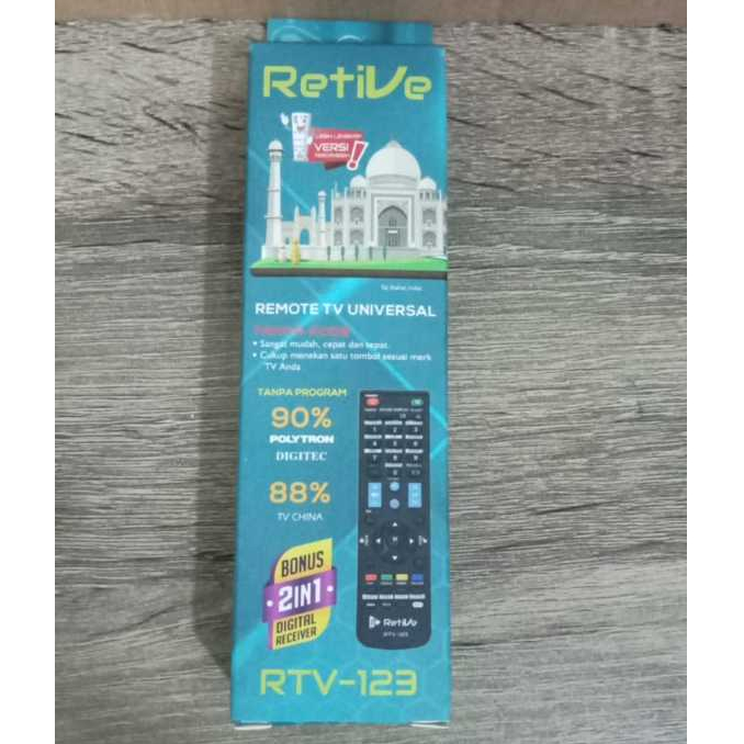 REMOTE TV UNIVERSAL  RETIVE - RTV 123