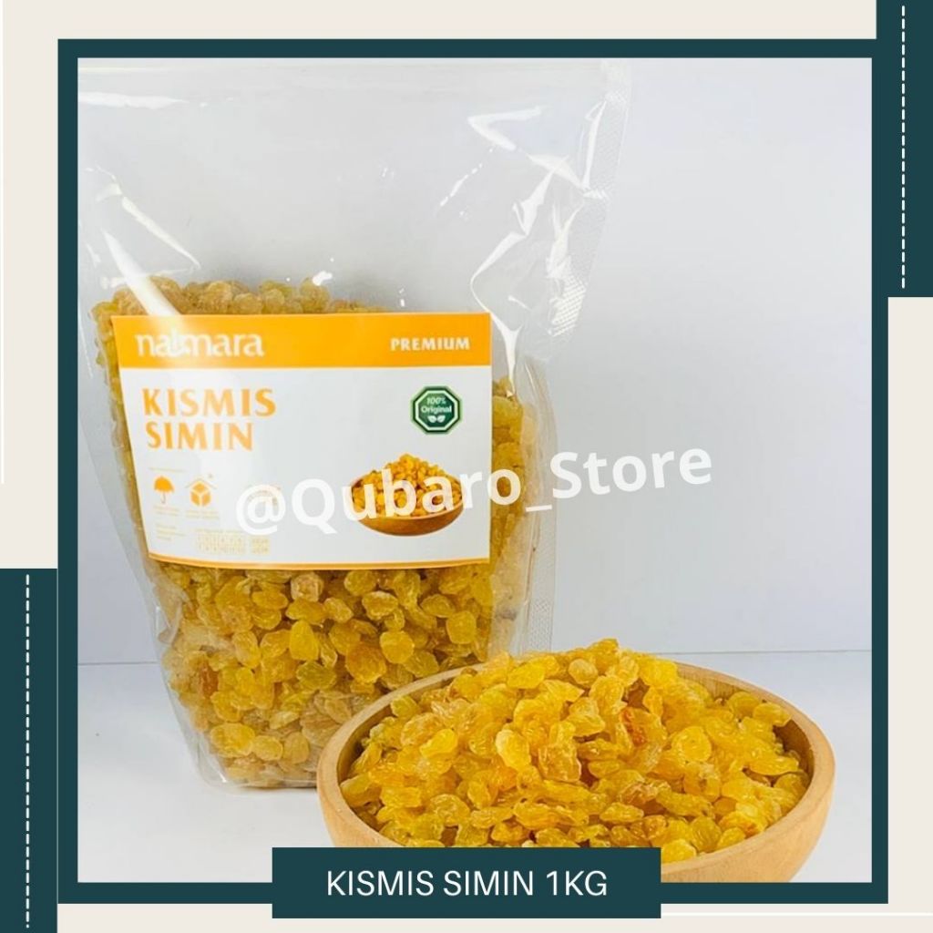 

Kismis Mutiara Golden Simin Manis Organik oleh oleh Haji dan Umroh 1Kg