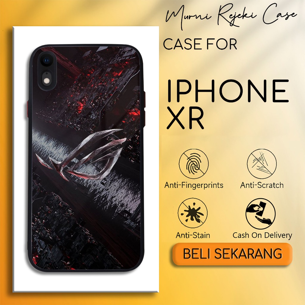 Murni Case IPHONE XR Motif Gambar Rog 03 Case Terbaru Termurah Pelindung Hp Lucu Terlaris Case Pria 