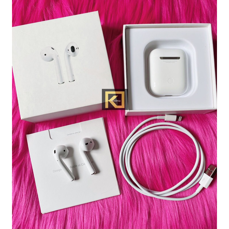 Apple Airpods gen 1 / Airpods gen 2  /  Airpods Pro / with Wireless Charging Case Second Mulus Asli Original 100% headset airpods