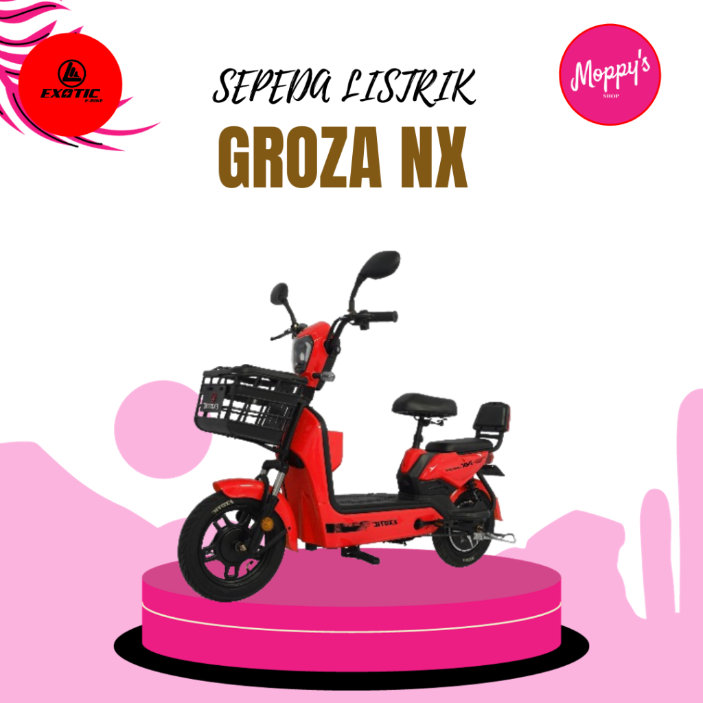 SEPEDA LISTRIK EXOTIC GROZA NX  GARANSI RESMI EXOTIC