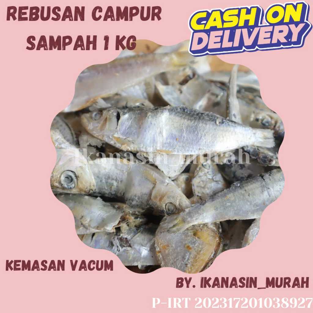 

IKAN ASIN REBUSAN CAMPUR 1KG / IKAN ASIN MURAH BISA COD