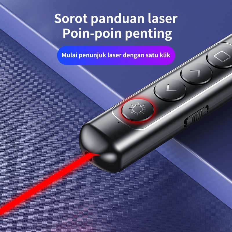 PROMO NETPAC WIRELESS LASER POINTER PRESENTASI PPT REMOTE CONTROL CLICKER LAYAR DIGITAL RED LASER