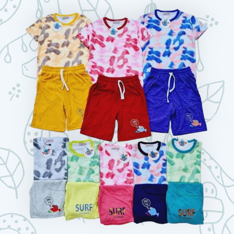 1-5T [BEBAS PILIH] SET TIE DYE BOBOKIDS set tie dye gerry set bobokids setelan bobokids setelan anak