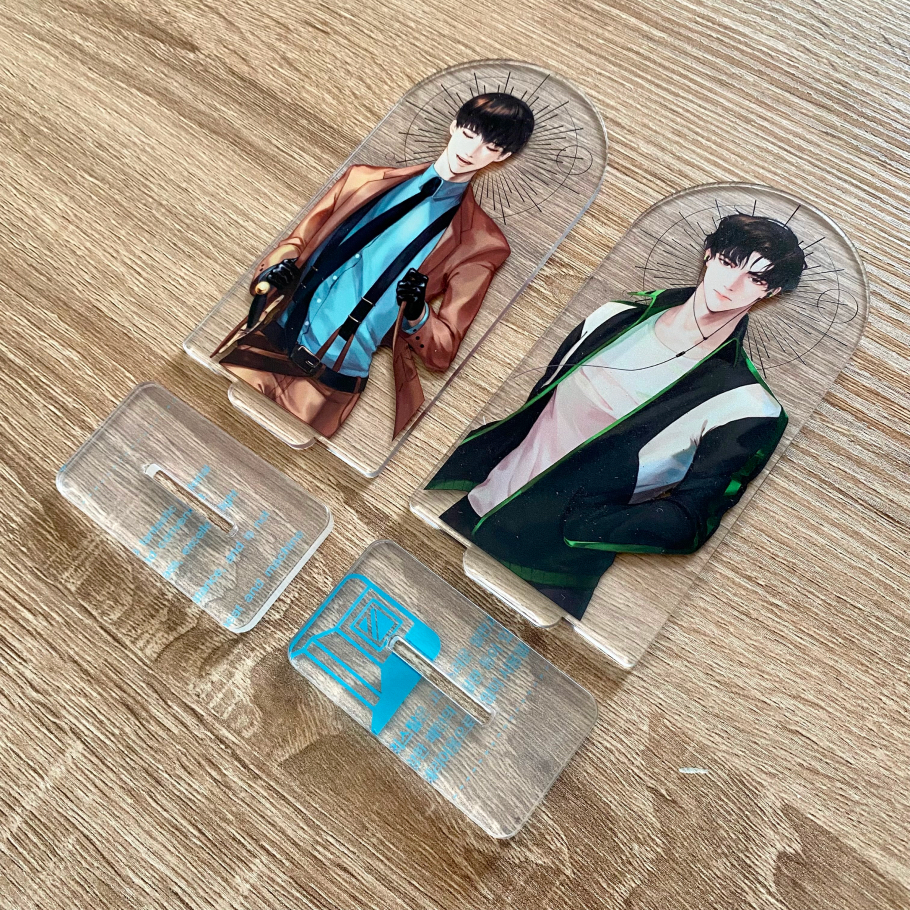 [Ready] Omniscient Reader ORV Joonghyuk and Dokja Acrylic Stand (by h_heater00)