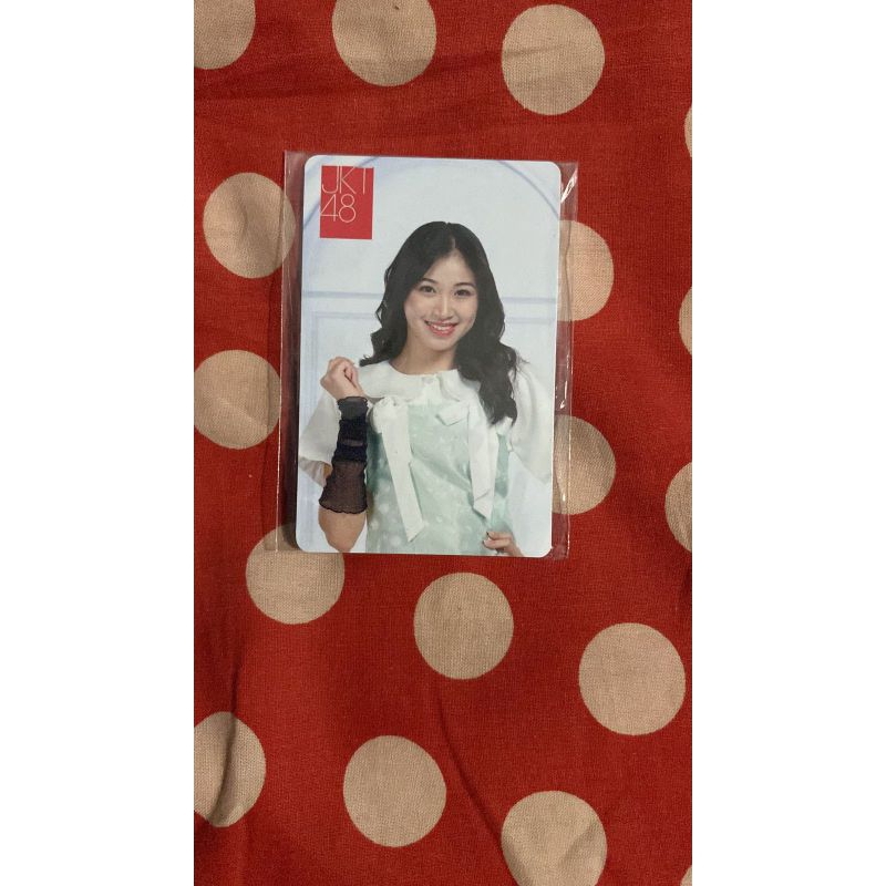 Photocard Shani JKT48 X JTrust Bank Official