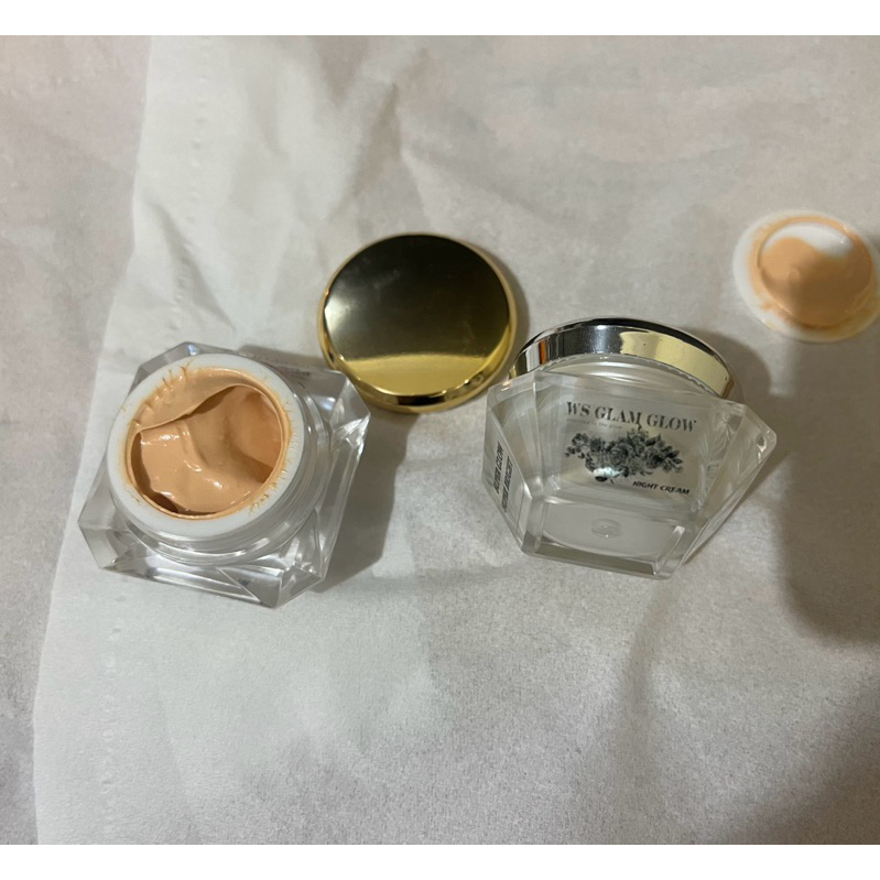 Skincare night cream WS glam glow