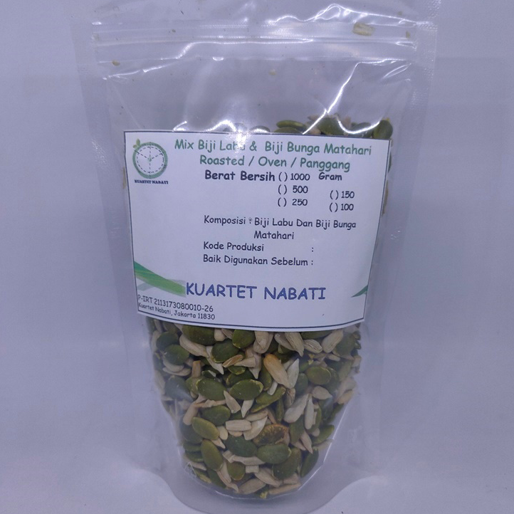 

♠ 250gr - Roasted Campuran Biji Labu / Pumpkin Seeds & Biji Bunga Matahari / Sunflower Seeds - Panggang