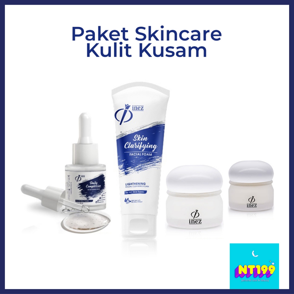 Inez Cosmetics Paket Lengkap Skincare Kulit Kusam