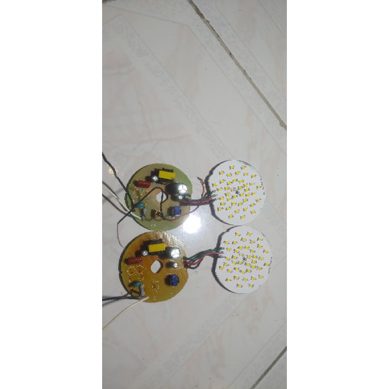 module + led ac dc lampu emergency bekas normal