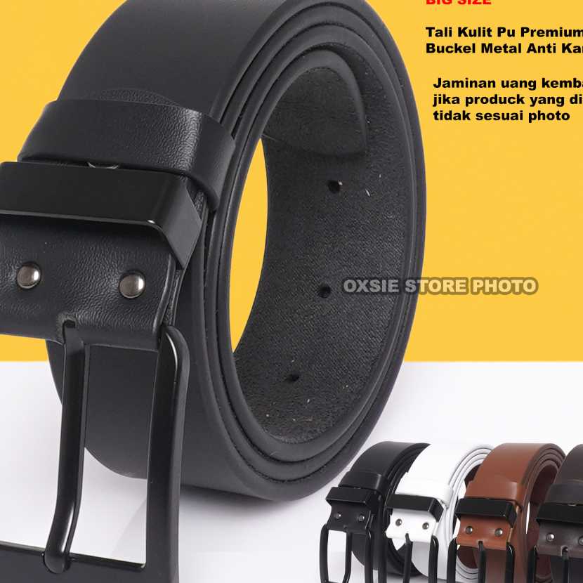 Diskon | KP8 | Sabuk Kulit Cowok Jumbo Panjang 200cm Ikat Pinggang Pria  OXS410B