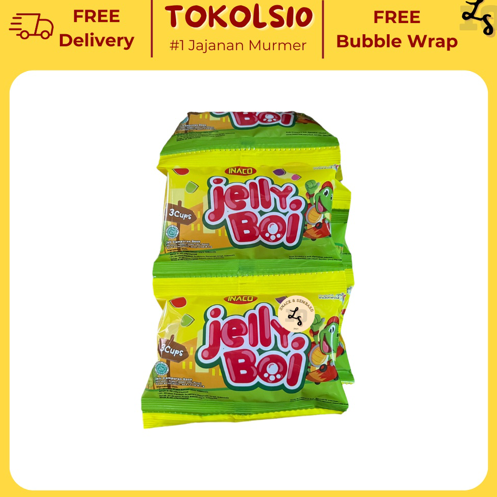 

9.9 BRANDS FESTIVAL Inaco Jelly Boi 1 Renceng 10 pcs @3 cups x 11g