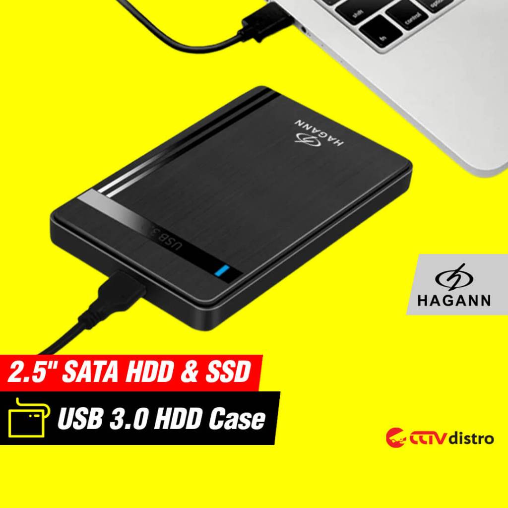 Casing Hardisk & SSD External USB 3.0 / Case HDD Enclosure 2.5” SATA Dengan Kabel Garansi 1 Tahun HA