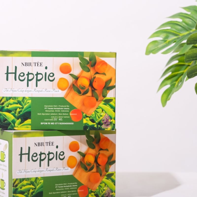 

TWIN PACK TEH HEPPIE LEBIH HEMAT (2box) || TEH REMPAH DENGAN EXTRACT BUAH PEACH || TEH WANITA