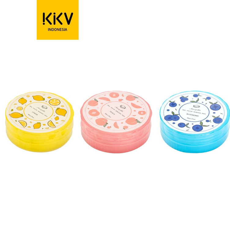 Terupdate KKV - ANNAPELLET Nail Polish Remover Pads Lemon 1 Box