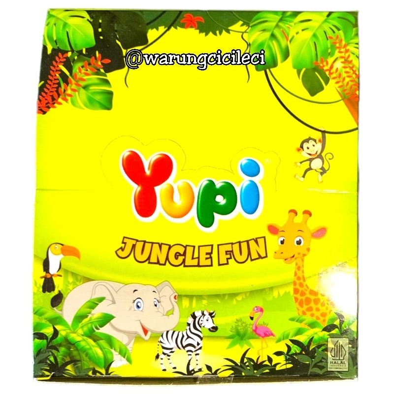 

YUPI CANDY GUMMY JUNGLE FUN 6g x 24pcs