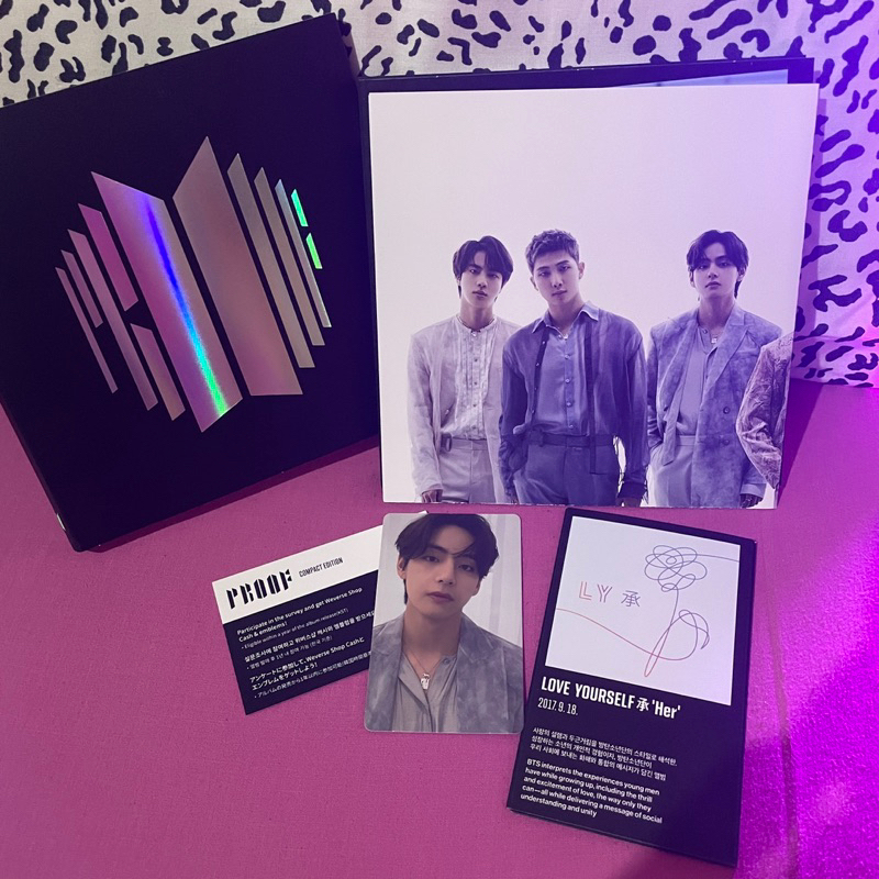 [preloved] Fullset BTS PROOF Compact Edition - Anthology Album + PC Taehyung