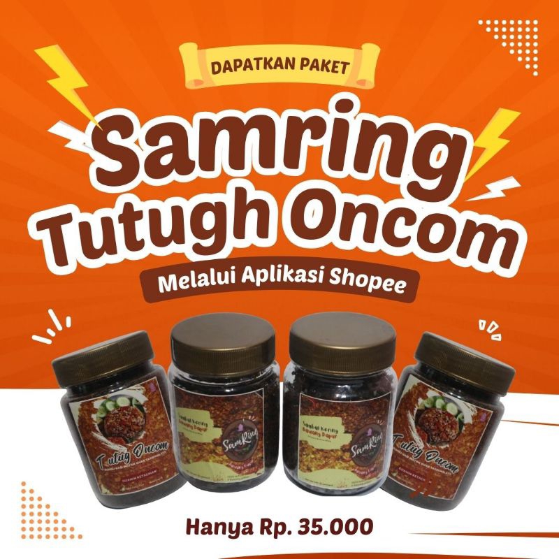 

Paket Hemat Samring Tutugh Oncom