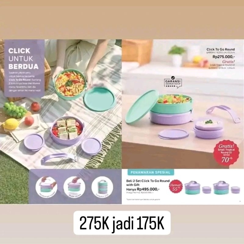 click to go round Tupperware