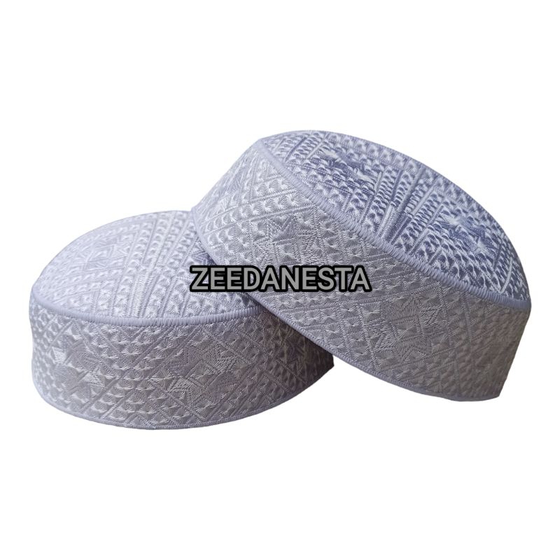 PECI PAKISTAN HAJI PUTIH KOPIAH BAWAL BULAT