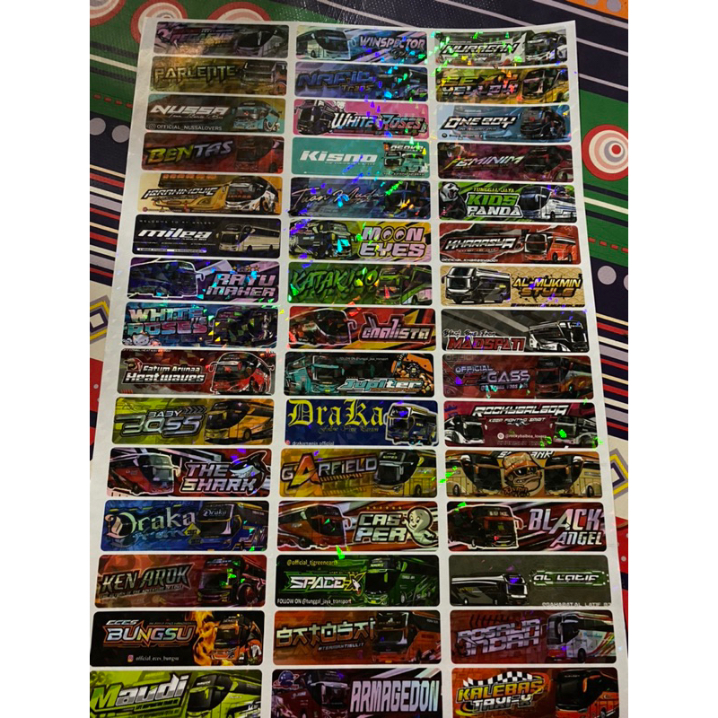 

STIKER HOLOGRAM BASURI TELOLET NEWW