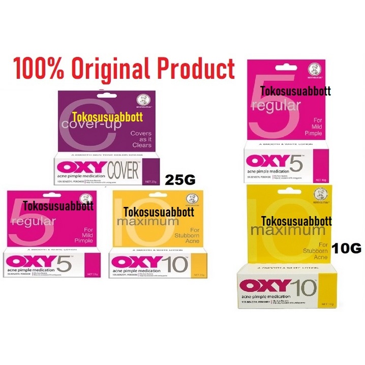 Oxy 5 Oxy 10 Oxy5 Oxy10 Oxy Cover Acne Pimple Medication