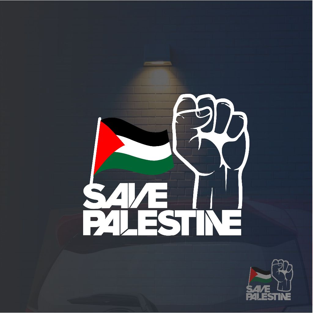 

Sticker Cutting SAVE PALESTINE, Stiker PALESTINA untuk Motor Mobil