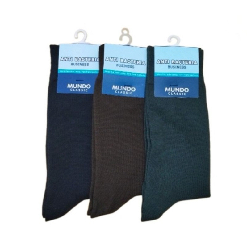 kaos kaki pria mundo anti bakteri, kaos kaki kerja mundo classic