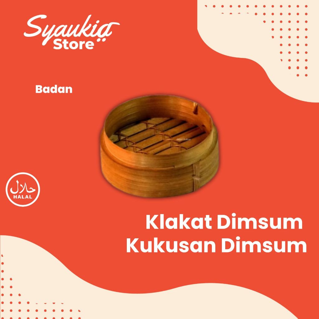 Klakat Bambu Kukusan Dimsum 13 Cm