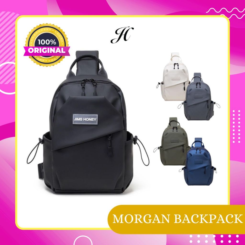 Jims Honey Morgan  Backpack Tas Ransel Pria Wanita Unisex Terbaru 2023