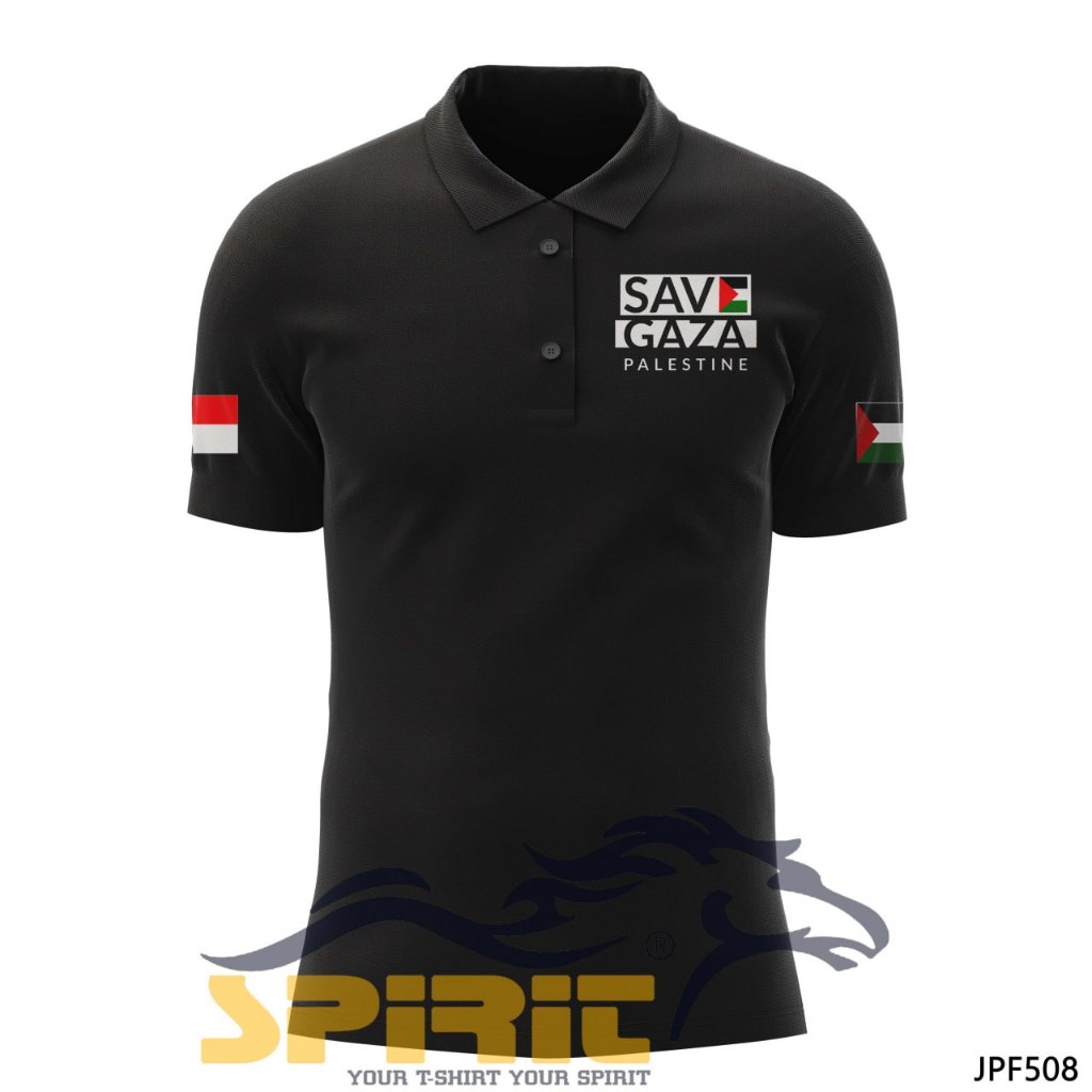 kaos polo palestine kaos kerah palestina kaos save palestina premium